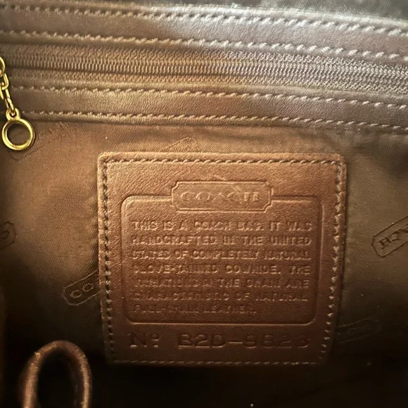 Vintage Coach B2D-9623 Legacy West Hobo shoulder bag brown leather - Picture 7 of 13